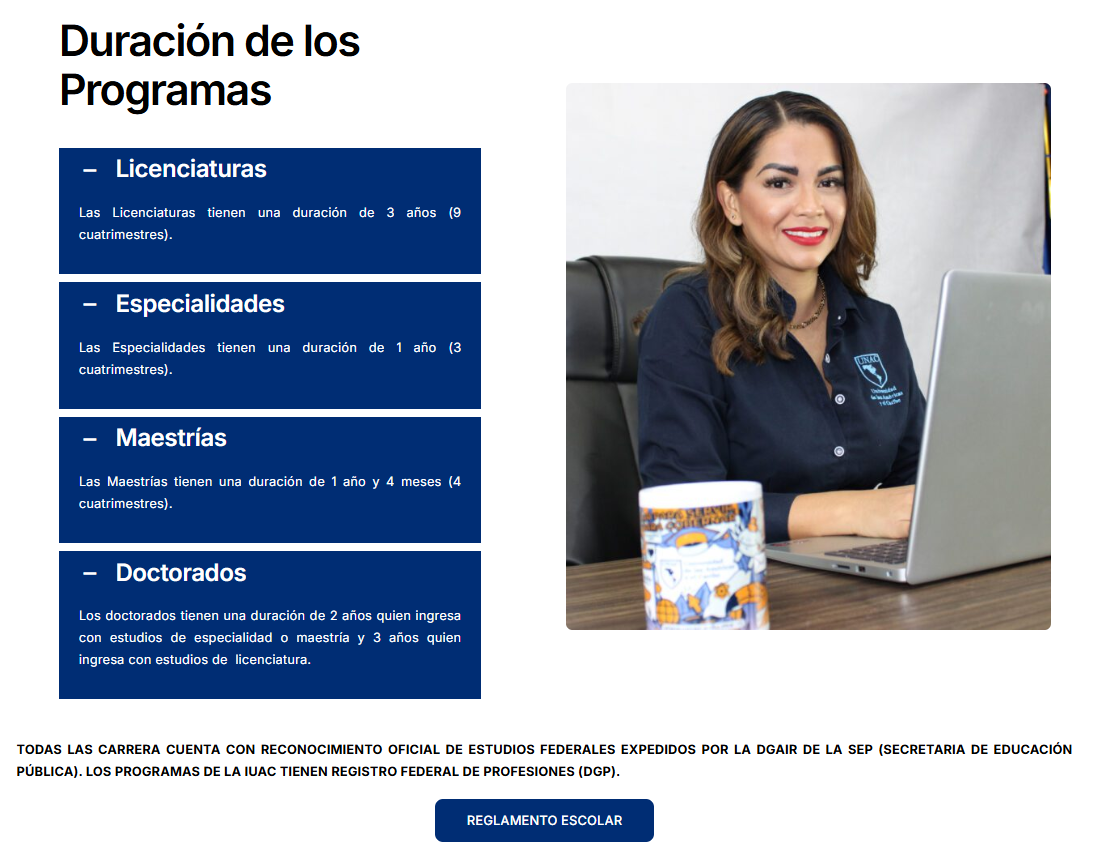 Integrante de la comunidad UNAC trabajando con una computadora portátil